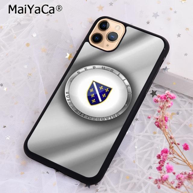 Bosna i Hercegovina Heart Phone Case For iPhone 16 15 14 plus XR XS 11 12 13 pro max Shell Cover coque