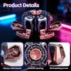 Creative EDC Hand Spinner Stress Relief Toy DIY Rotating Fingertip Gyroscope Spinner Fidget Toys for Kids Adult Birthday Gifts