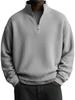 Felpa con zip da uomo per autunno inverno, casual, vestibilità larga, felpa con cappuccio