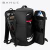 BANGE Men's High-Capacity Outdoor Travel Backpack with Shoe Compartment and Laptop Sleeve
