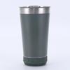 Stainless Steel Music Insulated Cup 16oz Portable Water Bottle Beer Mug Speaker Wireless Bluetooth Speaker With Bottle Opener