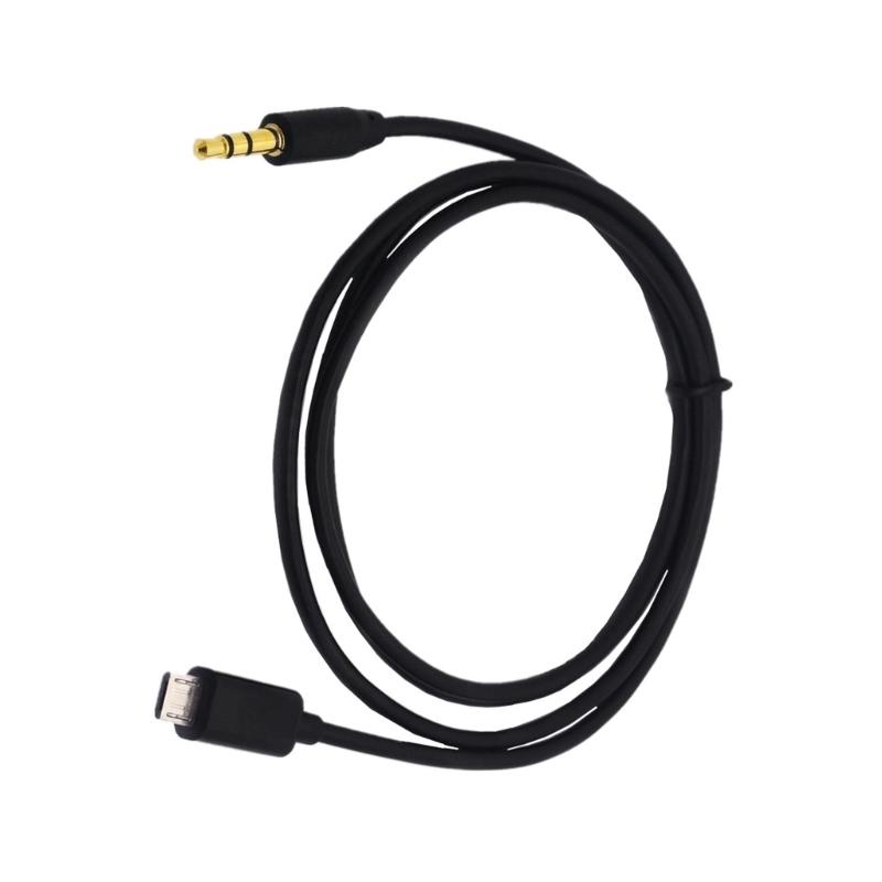Micros USB To 3.5mm Audios Output Cable Male To Male Car Auxs Extension Cord for S4i9500 I9600 NOTE2 N7100 NOTE3 Phones