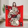 Soft Warm Blanket Picnic Animated Game P- Persona 5 Bedding Throws  Flannel Bedspread For Couch Chair Aesthetic Sofa Bed Cover
