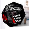 1pc MY CHEMICAL ROMANCE NEW YORK Automatic Open, Windproof, Compact Travel Umbrella, Gift for Birthday, Christmas, Business 93089