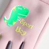 Dinosaur Pattern Children's Mittens Windproof Kids Cycling Gloves  Winter Activities