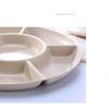 Desktop Fruits Organizer Durable Office Dried fruit tray Snack tray Fruit Plate Multi grid tray