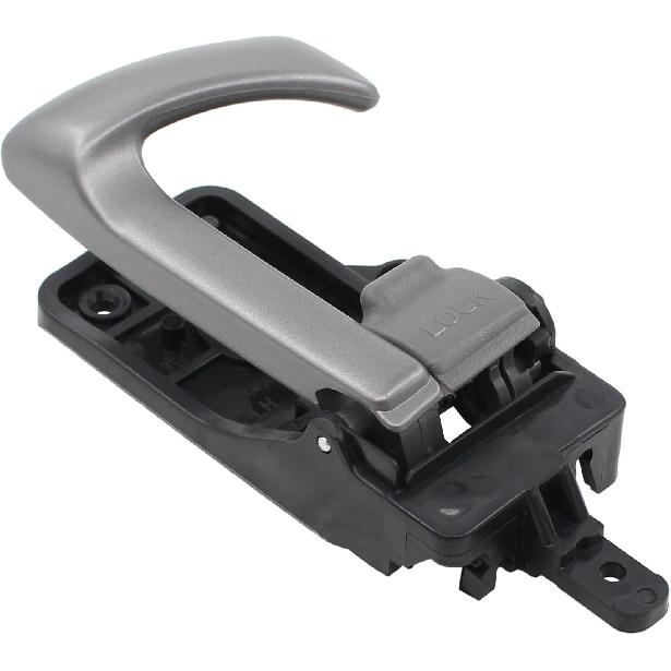 

ApplianPar Gray Front or Rear Left Driver Side Interior Door Handle for Santa Fe 2007 2008 2009 2010 2011 2012