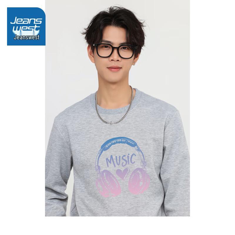 

Jeanswest Men s 2025 Winter Loose Crew Neck Sweatshirt 2XL