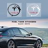 Car Badge Vinyl Reflective Fuel Tank Cap Stickers Decal Accessories For Tesla Model 3 Model S Model X Y Roadster Performance