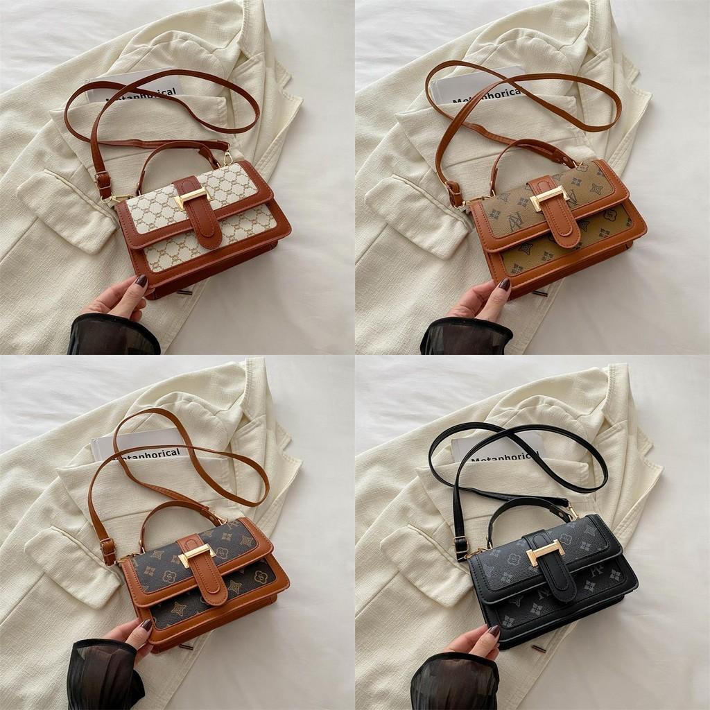 2024 New Vintage Style High-quality Single Shoulder Bag With Unique Print Design