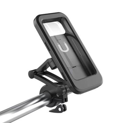 Wodoodporny Uchwyt na Telefon Komórkowy do Nawigacji Motocyklowej Uniwersalny Obrotowy 360° Regulowany do Roweru Motocykla Podpórka na Telefon Komórkowy