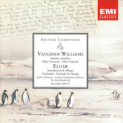 CD RALPH VAUGHAN WILLIAMS  SIR EDWARD  Sinfonia Antartica  Oboe Concerto  724356654327 EMI Classics 1998 USA  Cana Classical Used