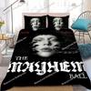 Sängerin L-Lady Gaga Mayhem Bettwäsche-Set Home Style Bettwäsche Weiche Waschbaumwolle Bett Studentenwohnheim Geschenk Heimtextilien741