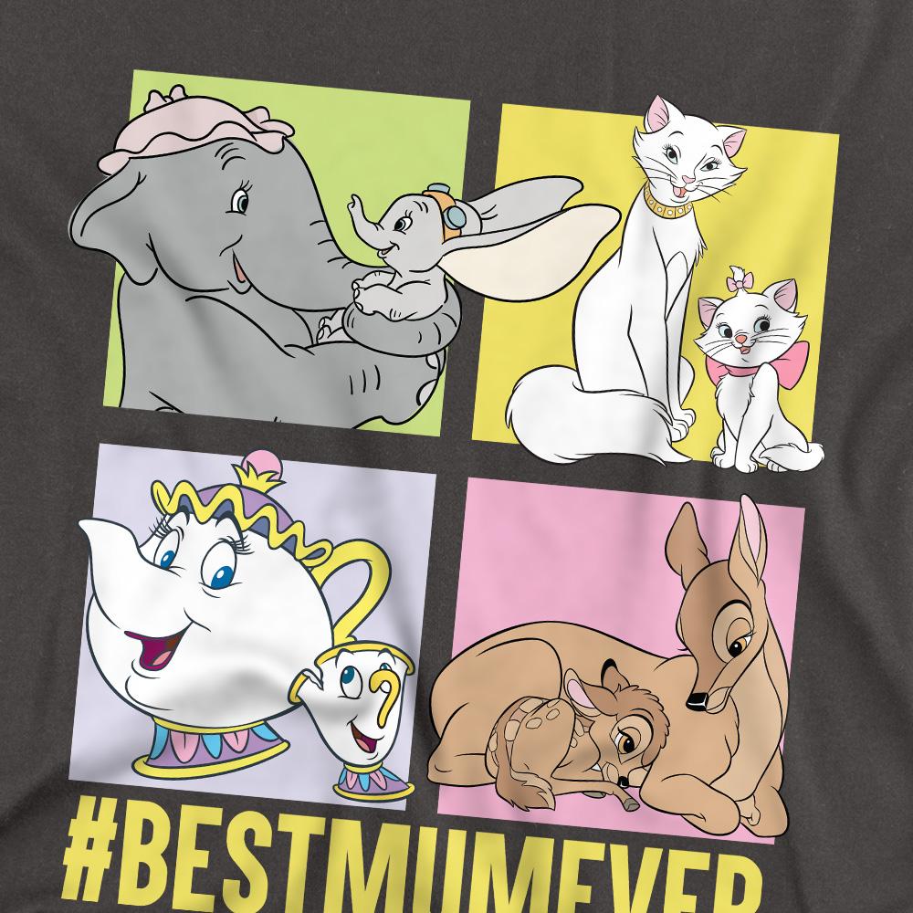 The Aristocats Unisex Adult Bestmumever Dumbo & Bambi Mothers Day T-Shirt