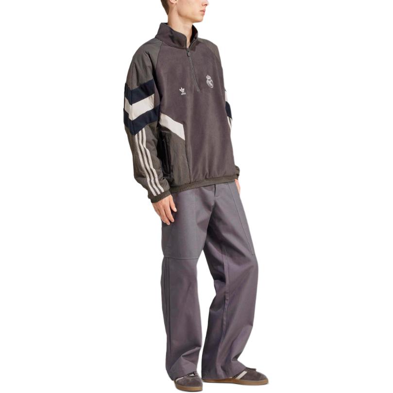 Adidas Originals Real Madrid Sweatshirt Men's Carbon Gray IM7464