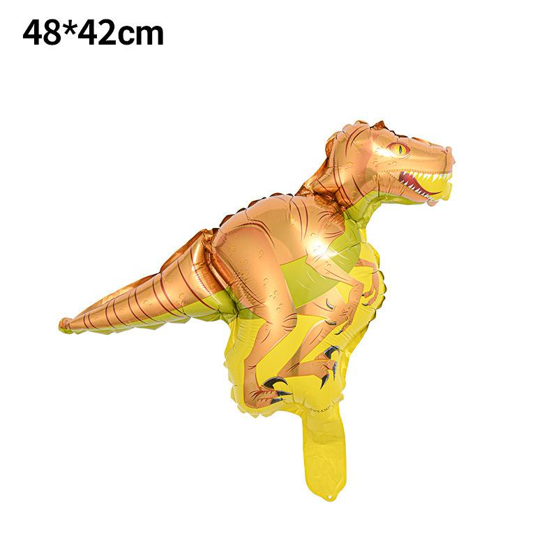 Cartoon Animal Tyrannosaurus Rex Dinosaur Balloon Children'S Cartoon Q Version Birthday Forest Theme Party Decoration