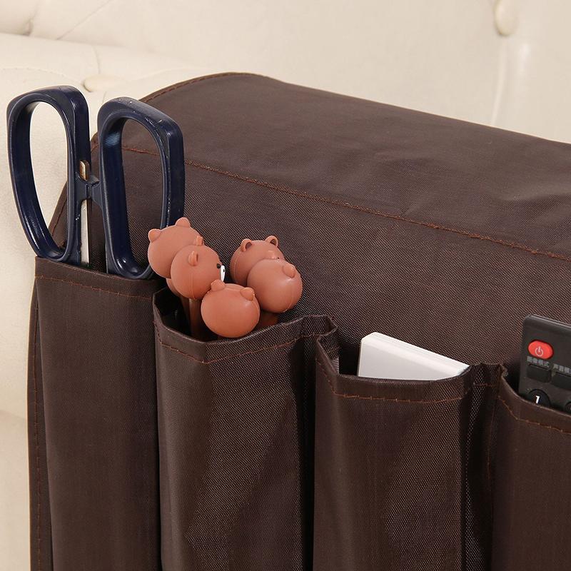 Sofa Armrest Storage Pockets Holder Tray Couch Hanging Remote Control Phone