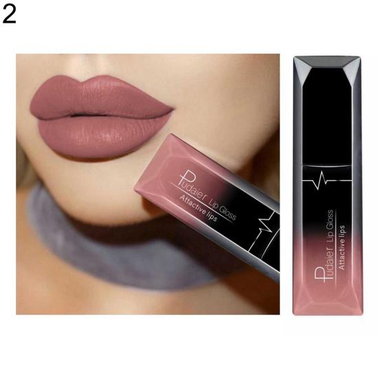 Langanhaltender flüssiger Lippenstift, matt, feuchtigkeitsspendend, fortschrittlicher Lipgloss für Damen, sexy Schönheitskosmetik