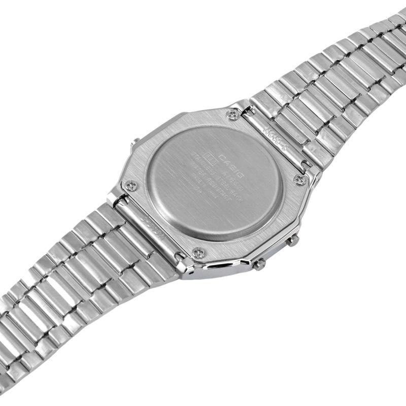 CASIO Unisex YOUTH Silver Watch A164WA-1 A164WA-1