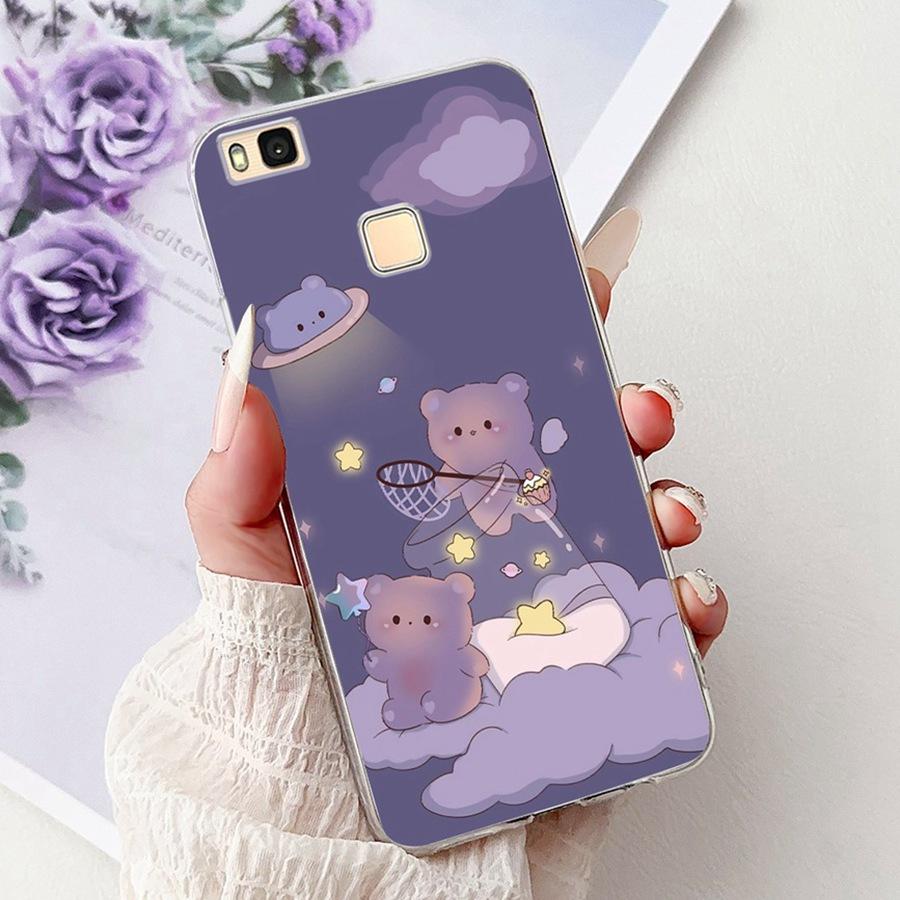 For Huawei P9 Lite Case VNS-L21 VNS-L31 Luxury flower Painted Proective Cover Soft Silicone Phone Case For HuaweiP9Lite Funda