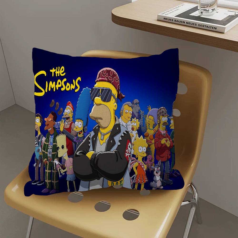 Cartoon cool The S-Simpsons Cushion Cover Polyester Sofa Cushions Decorative Throw Pillows Home Decoration Pillowcover