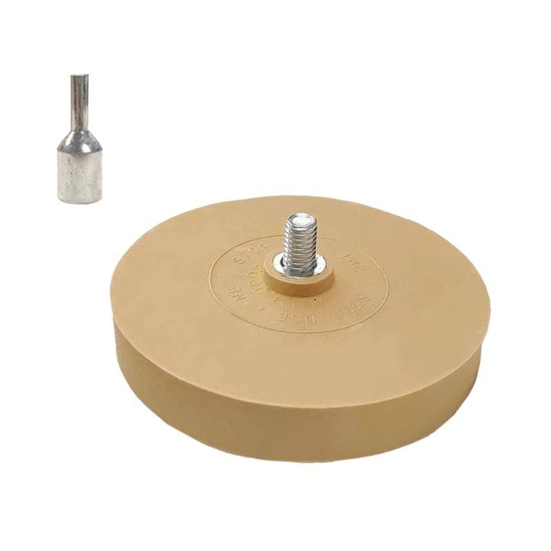   Portable Rubber Eraser Wheel Efficient Glues Removal Wheel for Car Protects Paint While Cleaning Surfaces