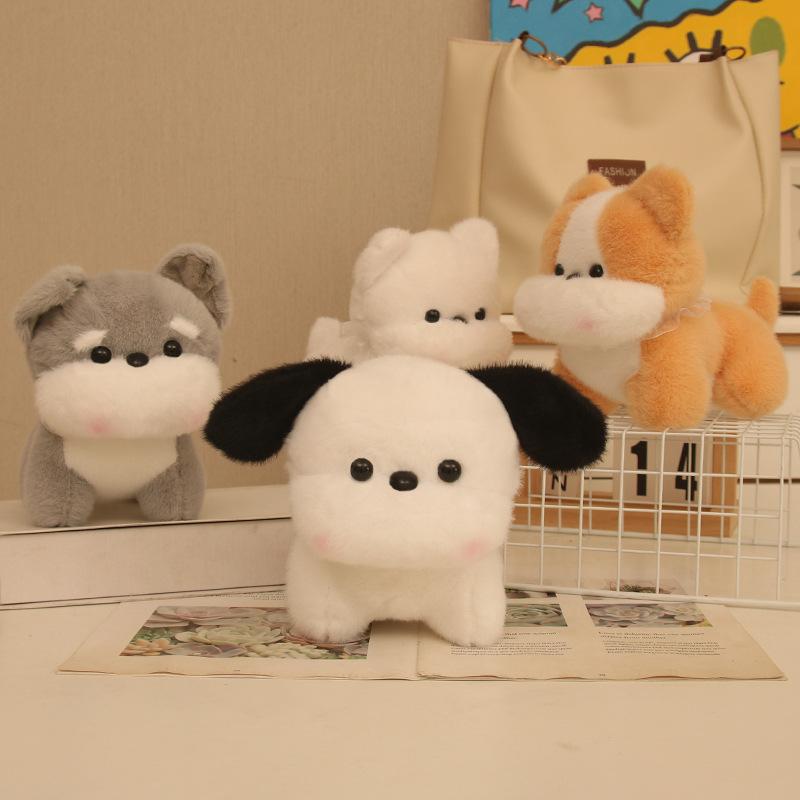 

8-Inch grab doll doll wholesale new ballet puppy doll rag doll wedding doll ornament 4 inch [single braided rope]