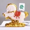 Desktop Ornament New Year Mascot Miniature Resin Zodiac Ornaments Gift Horse Figurine  Cabinet