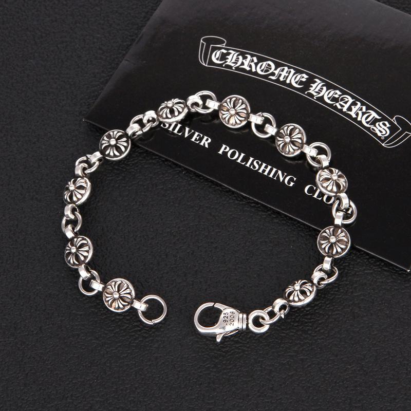 Luo Xing Carved Personality Cross Hipster Pop Punk Style Retro Couple Bracelet Hand