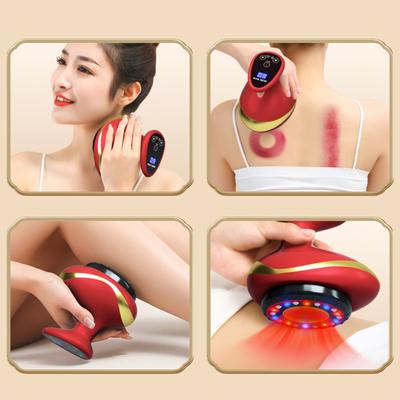 Intelligent Electric Massager for Women Men Vacuum Negative Pressure Suction Body Massage 9 Levels Heating Cupping Device USB Rechargeable Body