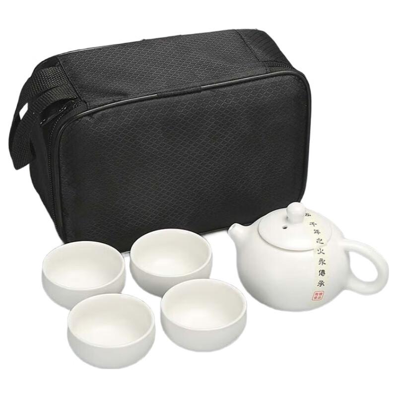 

Xiaoyueya Retro Ceramic Tea Set - 1 Pot, 4 Cups