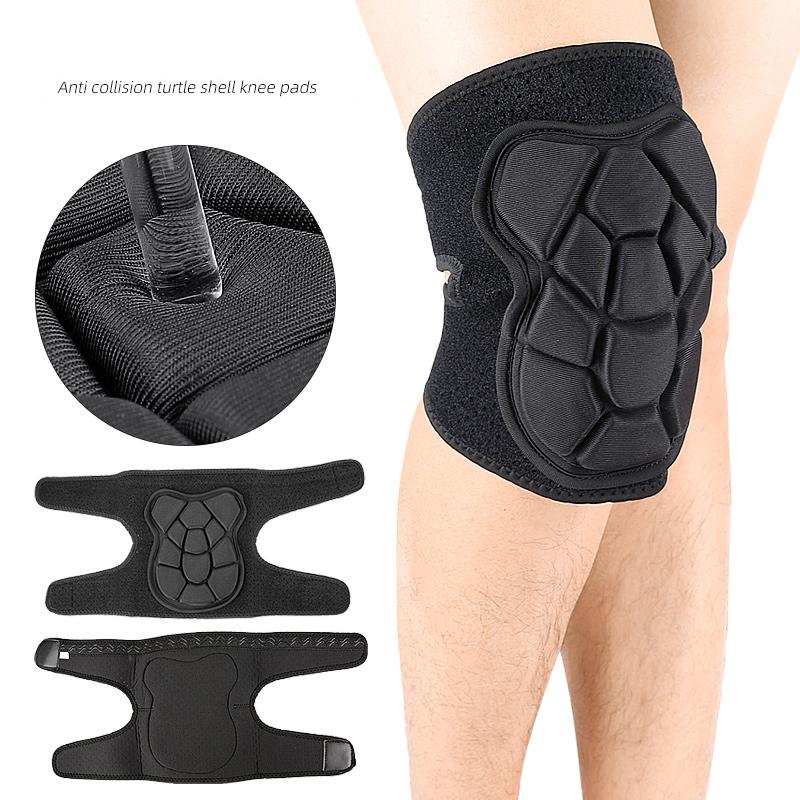 105 1Pc Adult Sports Knee Pad Moisture Wicking Anti Collision Turtle Shell Knee Protector for Exercise, Size L
