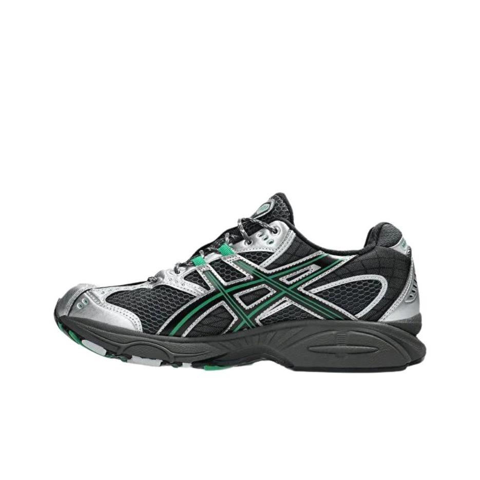 Asics Gel-Nimbus 10.1 Versatile Comfortable Running Shoes Unisex Sneakers Black Silver Green 1203A543-022