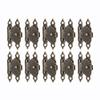 Haaksluitingen Haspel Sluiting Retro 10 stuks 30*18mm Antiek Brons
