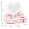 BABIBO Wooden Simulation Princess Love Dresser/Hairdressing Make-Up Jewellery Play House Girl Set of Toys Birthday Gift
