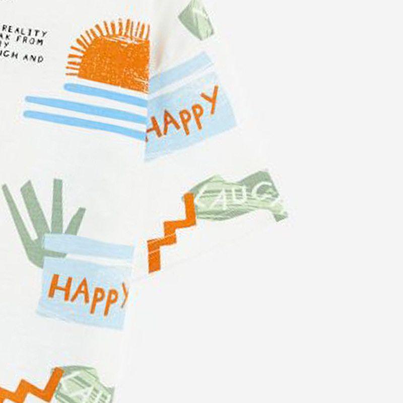 Malwee Boys' T-shirt Summer Wear New Arrival Fashion Pure Cotton Handsome Casual Short Sleeve Western Style round-Neck Shirt Kids Tops