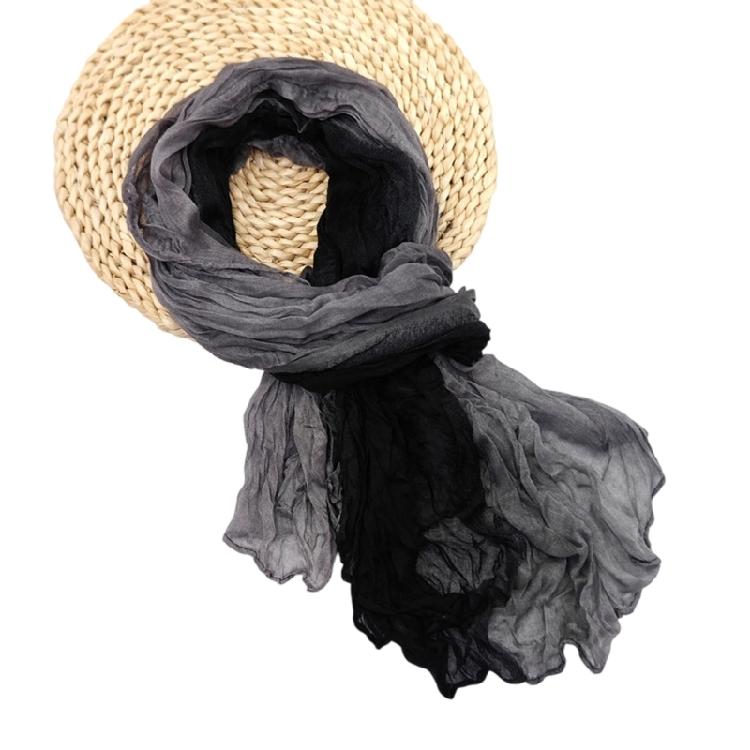 Eleganter Langer Schal Büro Damen Accessoire Knitteriger Schulterwickel Für Übergangswetter Mode Styling Accessoires