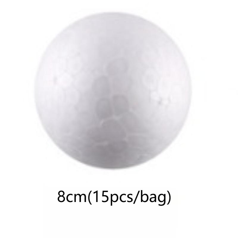DIY Party Wedding Ball Spheres Christmas Decoration Modeling Craft Solid Polystyrene Foam Balls Round Spheres DIY Stuff