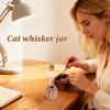 Transparent Glass Cat Whisker Collector Loss Of Pet Sympathy Keepsake Pet Hair Beard Collector Pets Souvenir Pets Whisker Vase