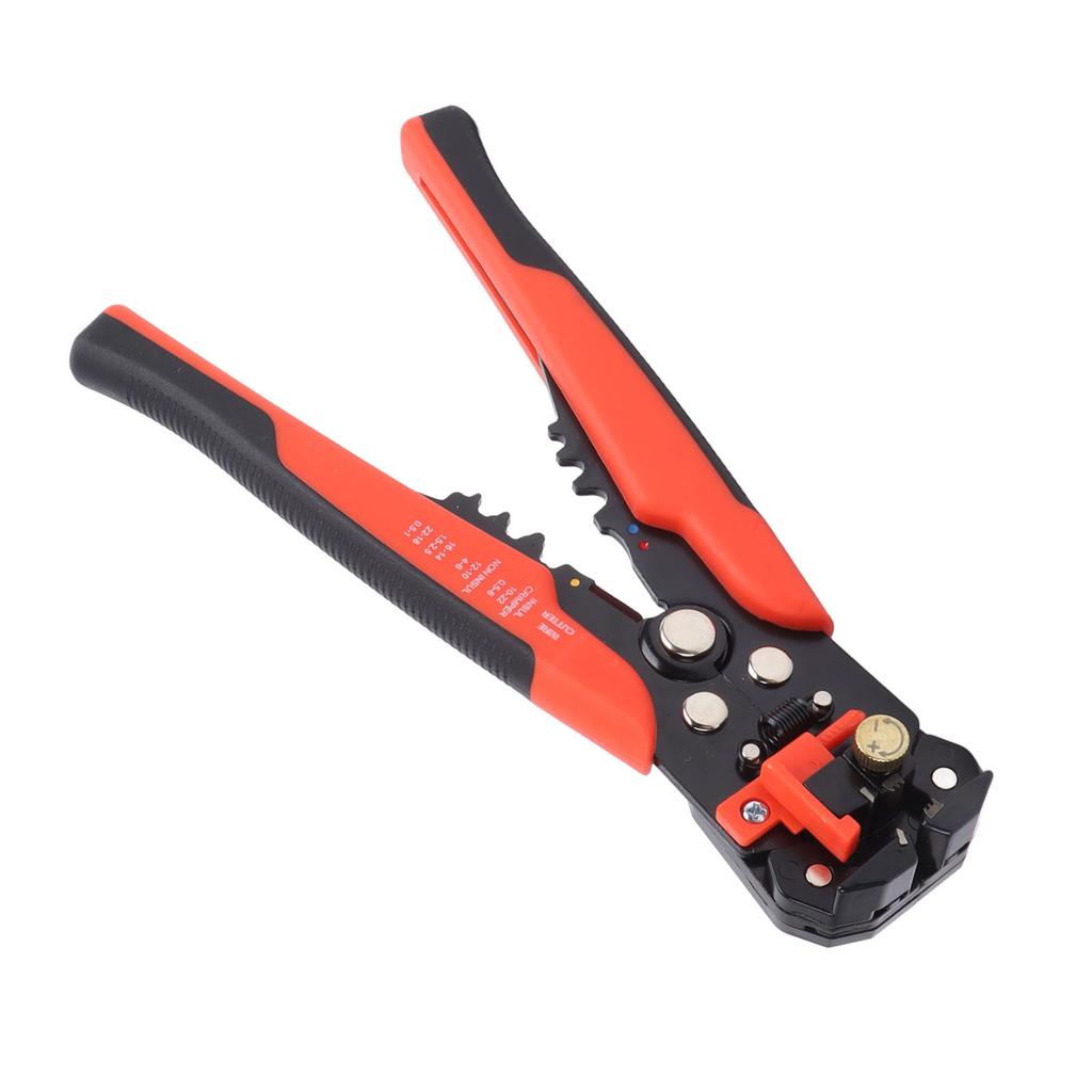 Red Automatic Wire Stripper Crimping Pliers HCS Cable Stripping Cutting Plier Disassembly Tool