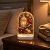 Festive Atmosphere Party Decor Christmas Pearl Light Ornaments for Holiday Home Decor, Acrylic LED Decorative Gifts Friends Lamp with Soft Glow