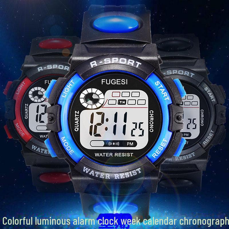 "Trendy digitale klokker for gutter: Perfekt for grunnskole- og ungdomsskolestudenter og eksamensbruk."