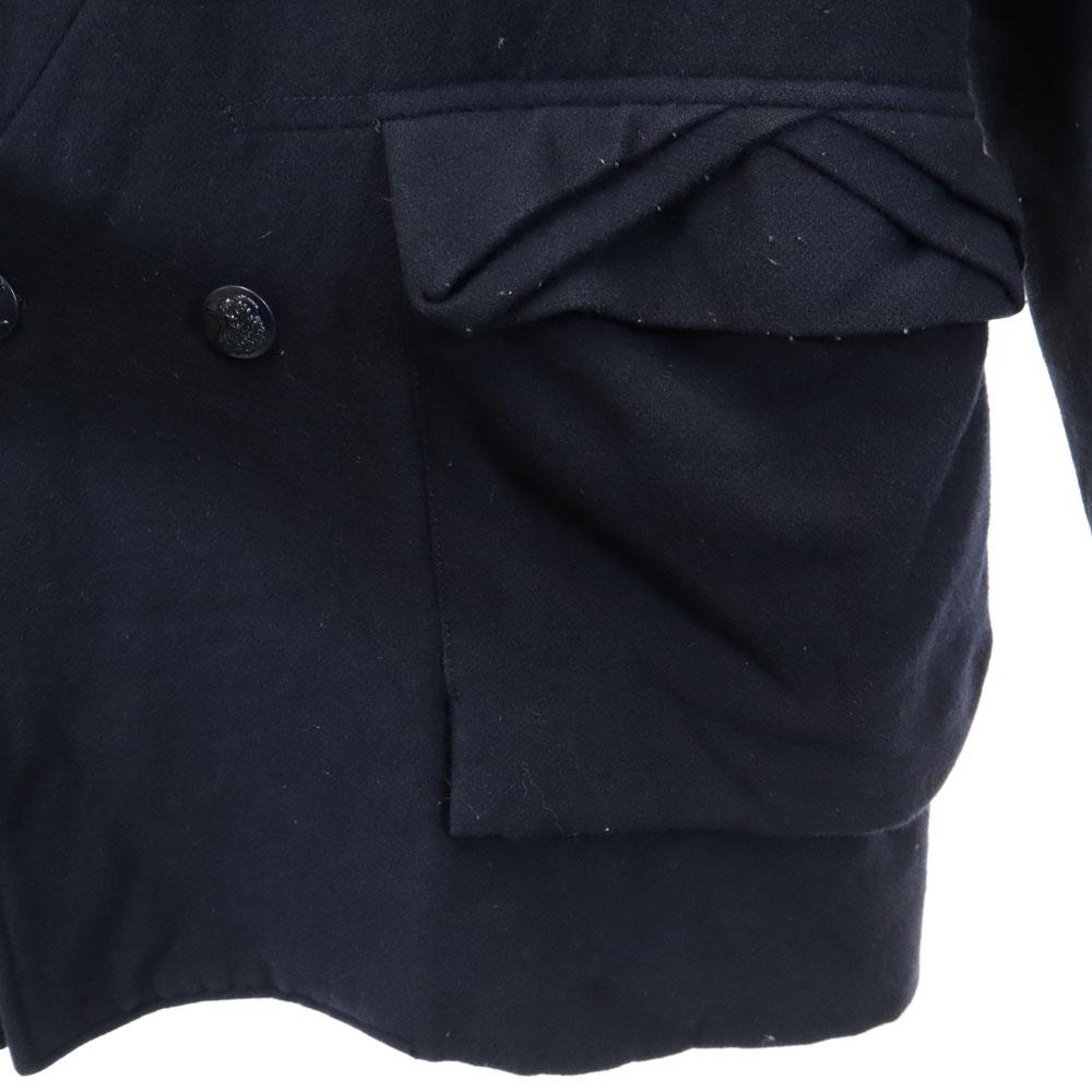 Undercover Płaszcz grochowy z mieszanki wełny Made in Japan 2 Granatowy Męski Używany