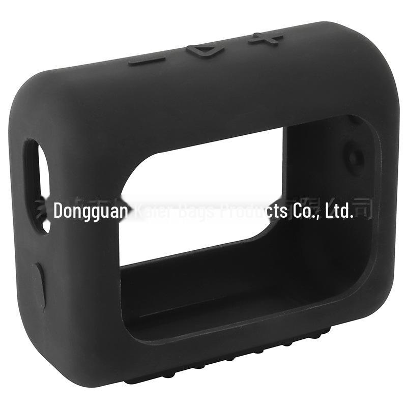 

Силиконовый чехол для Bluetooth-динамика JBL GO3: Защитный чехол Gold Brick и переносная сумка для хранения чёрный