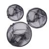 Nylon Fishing Nets Head Fishing Tackle Collapsible Detachable Handle Rhombus Mesh Hole Depth Folding Dip Net Durable Dip Net