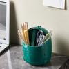 Desktop Trash Can Multifunctional Storage Bucket   Cover Cartoon Container Small Waste Bin for Home School