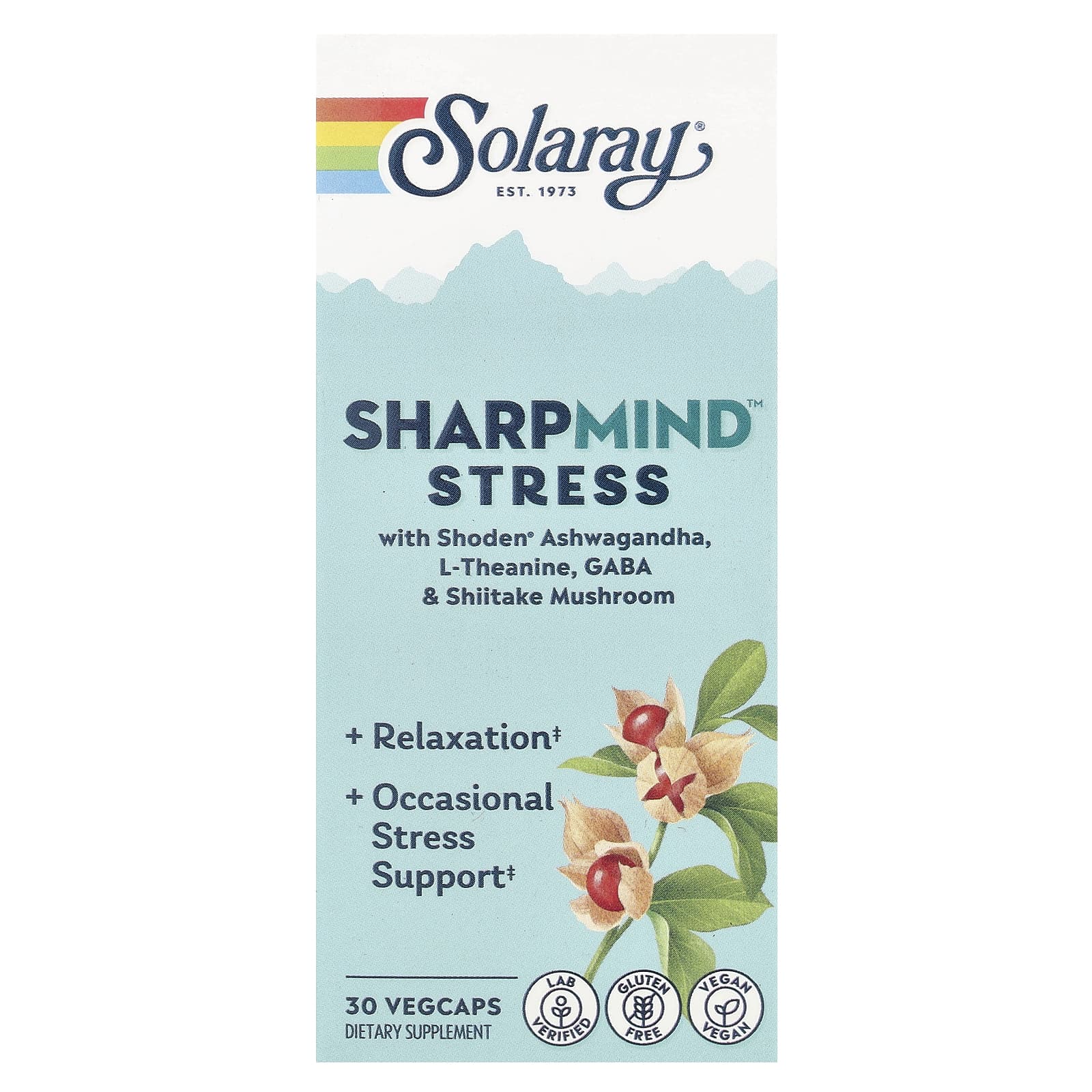 

Sharpmind™ Stress, 30 Veggie Capsules