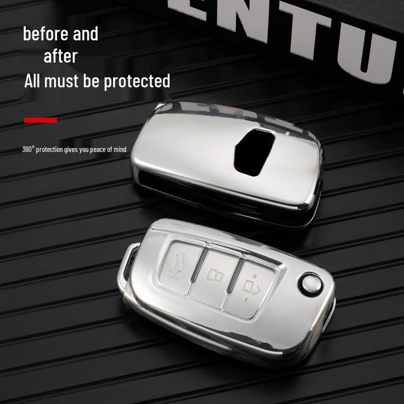 Geely Auto Folding Key Case - Vision X3, King Kong, Panda S1, Vision X1 Protective Shell