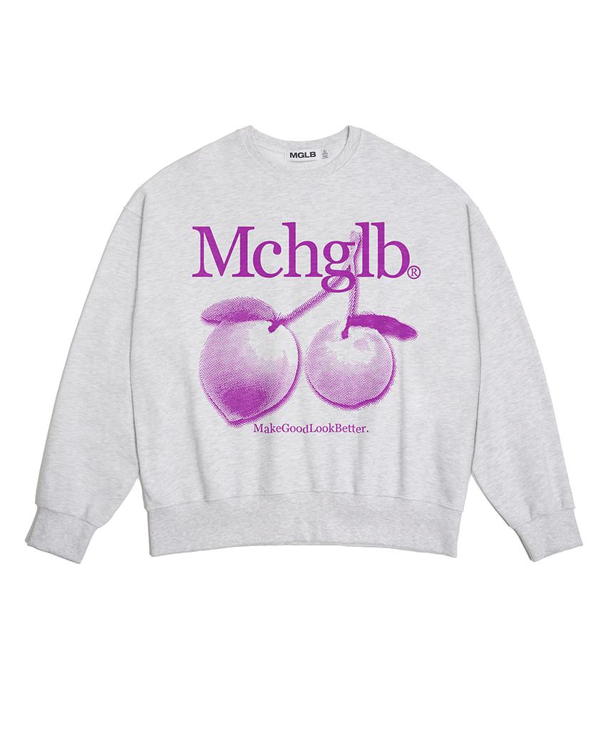 MATCHGLOBE Monocolor Peach Sweatshirt (Light Melange)