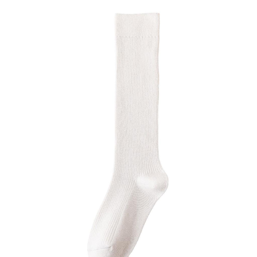 95% Cotton Thickened Socks Women'S Jk Style College Style Black And White With Women'S Short And Medium Calf Socks